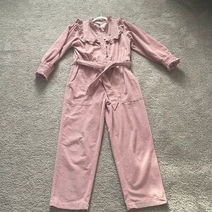 Romper velour pink Size S-M